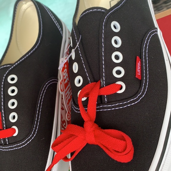 VANS AUTHENTIC SKETCH SIDEWALL Black/Red WMNS - Picture 9 of 13